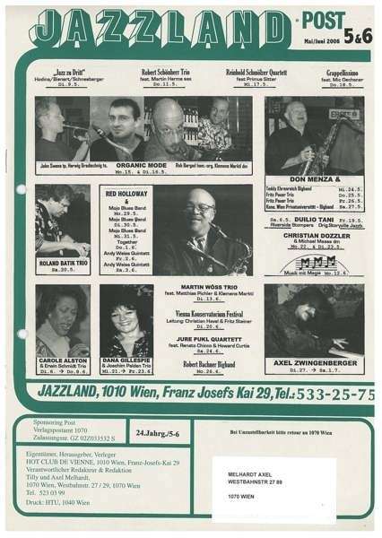 Jazzland Programm-Cover 05-06/2006