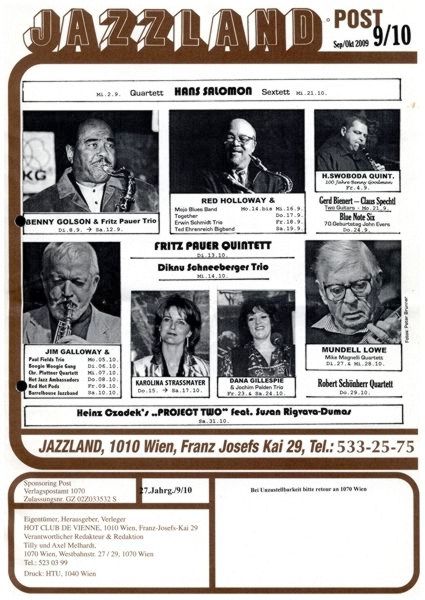 Jazzland Programm-Cover 09-10/2006