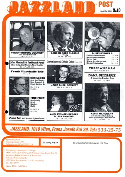 Jazzland Programm-Cover 09-10/2006