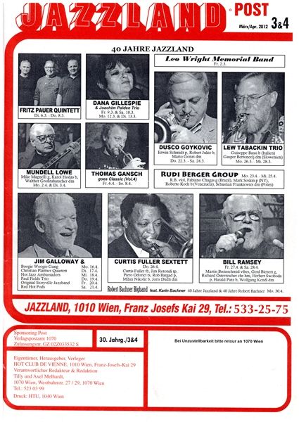 Jazzland Programm-Cover 03-04/2012