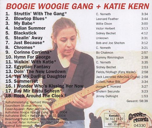 CD Boogie Woogie Gang + Katie Kern