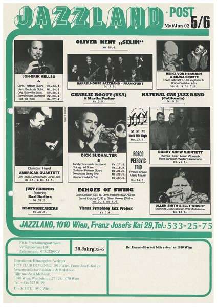 Jazzland Programm-Cover 05-06/2002