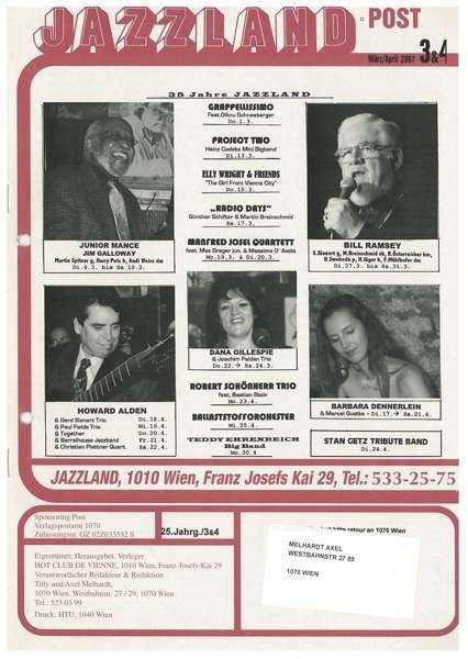 Jazzland Programm-Cover 03-04/2007