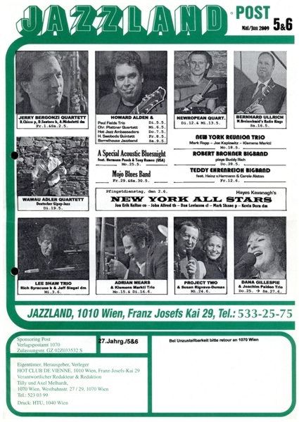 Jazzland Programm-Cover 05-06/2009