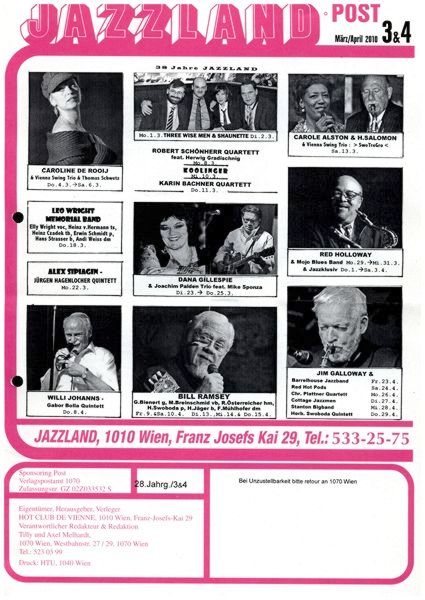 Jazzland Programm-Cover 03-04/2010